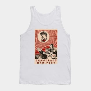 Democracy Manifest Chinese Propaganda Tank Top